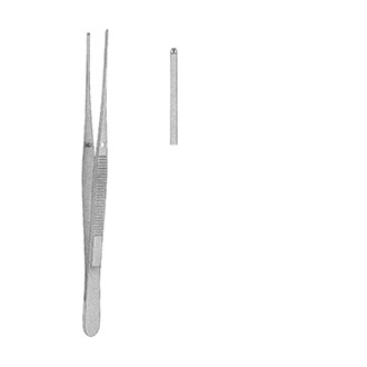 Пинцет хирургический Семкена зауженный, дл. 125 мм. 09-426-12