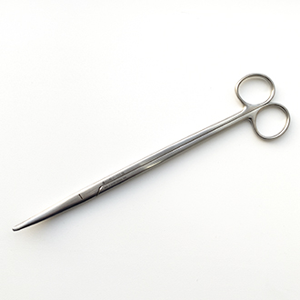 Ножницы Метценбаума Нельсона изогнутые для рассечения мягких тканей и сосудов, дл. 230 мм.