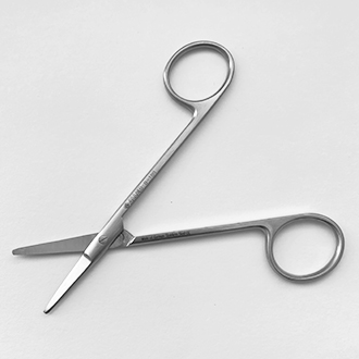 Ножницы Кнаппа (Knapp) минихирургические тупоконечные прямые