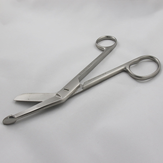 Ножницы ESMARCH (Эсмарх) бандажные для разрезания повязок с пуговкой