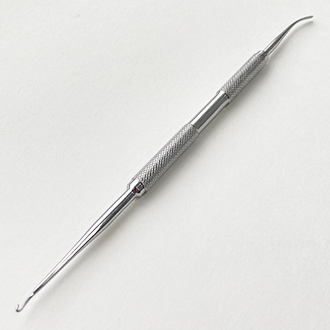 Микрофлебэкстрактор-флебдиссектор (аналог Muller с круглой ручкой и лопаткой) № 1. Размер: 0.6 мм.