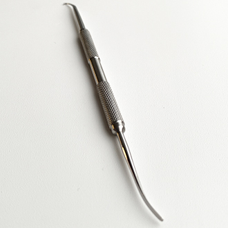 Микрофлебэкстрактор-флебдиссектор (аналог крючков Эша (Oesch) с круглой ручкой и лопаткой) № 2.